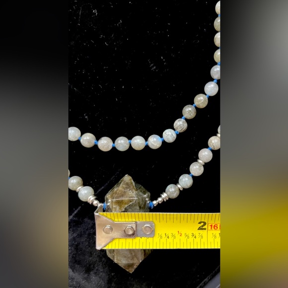 Tiny Devotions Labradorite Mala Necklace. Gender neutral. New in Box! - Picture 8 of 9